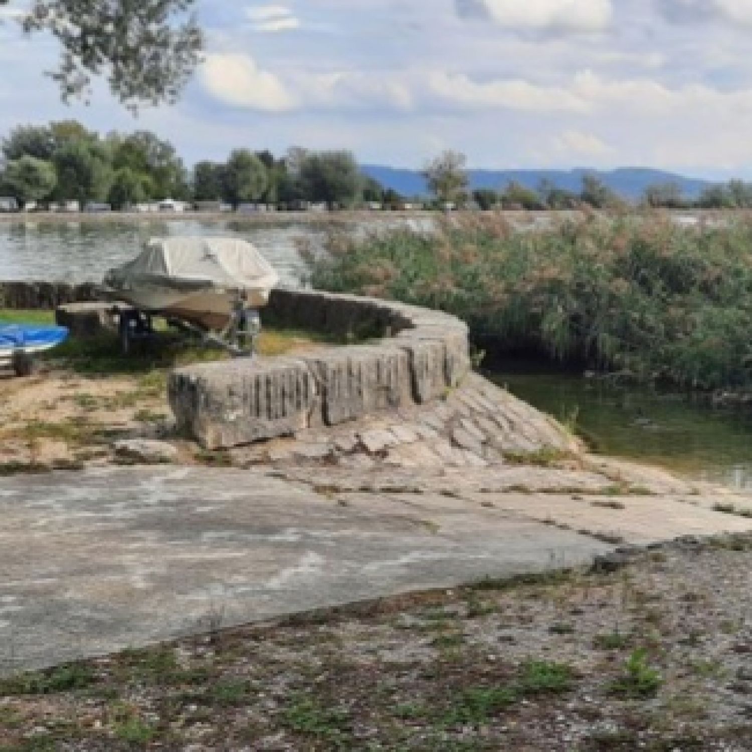 Entretien d'une zone de rive du site de la Tène