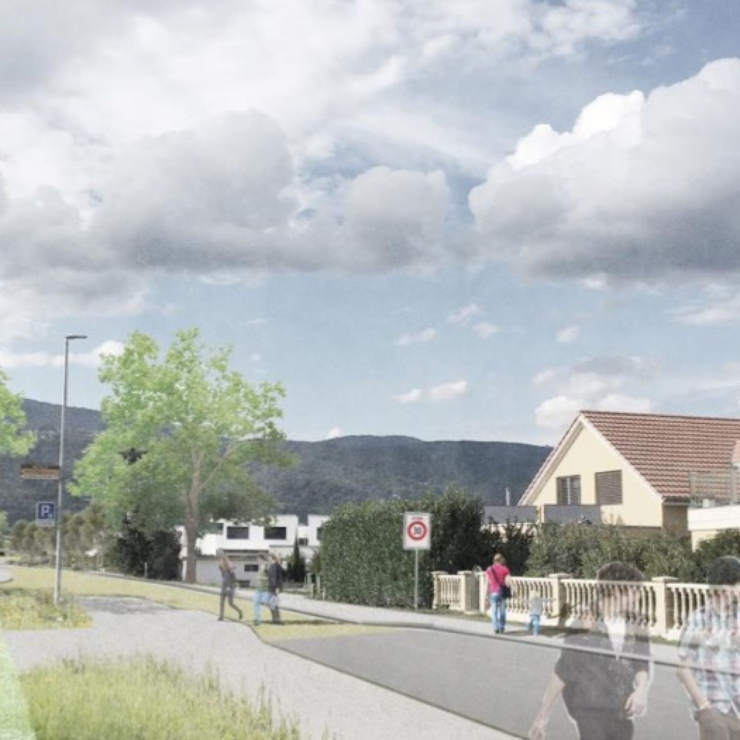 Aménagement urbain de Thielle